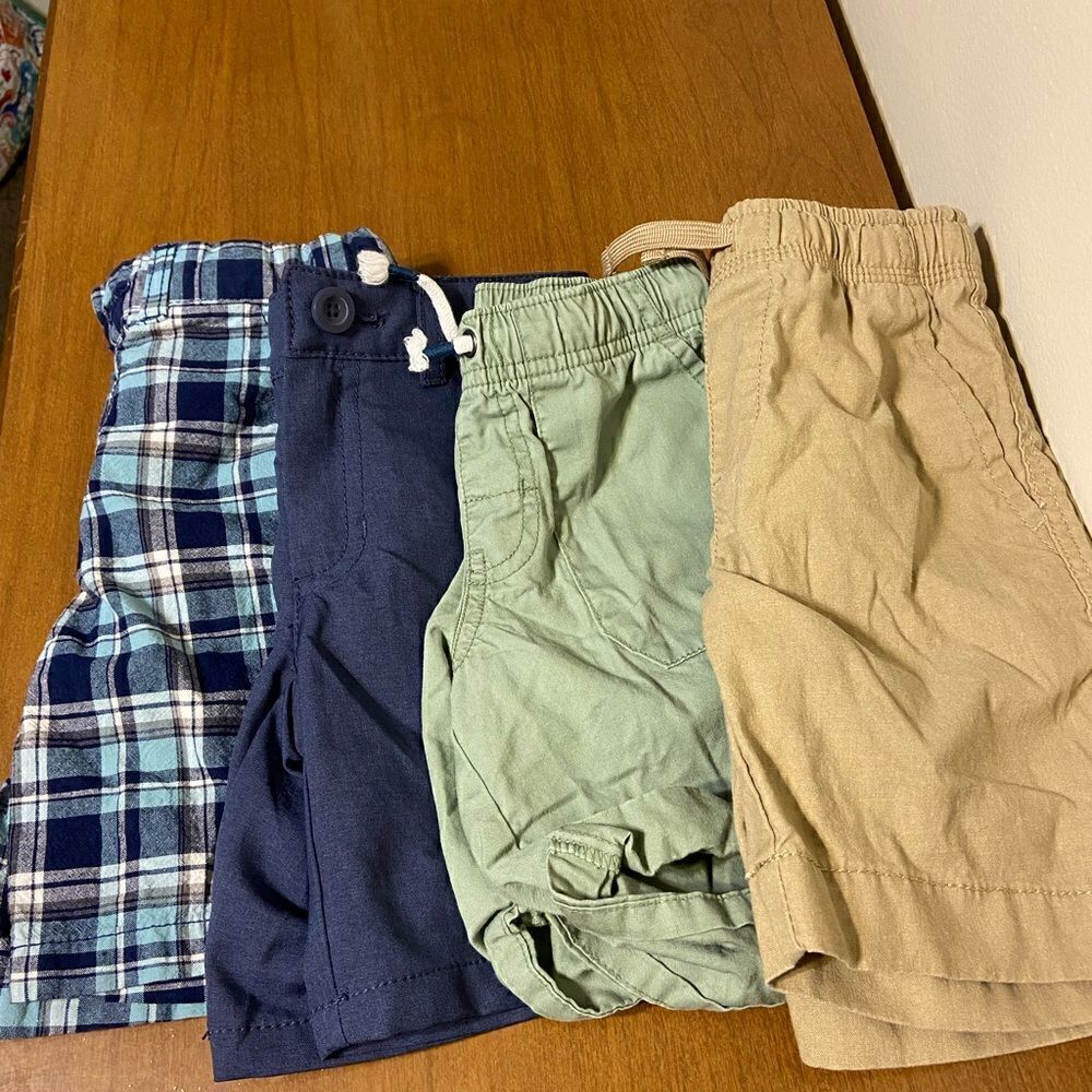 Bundle of 4 khaki style casual shorts